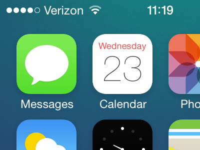 iOS 7 Redesign