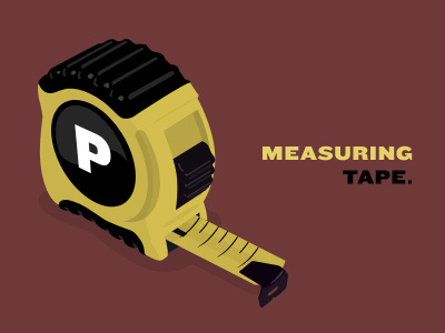 Measuring Tape illustration knockout measuring red tape vector