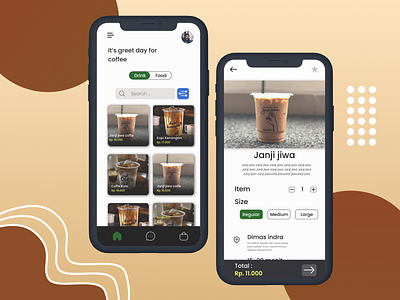 Coffee shop apps apps clean web coffe coffee coffee shop coffeshop deisgn ui uiinspiration uitrend uiux
