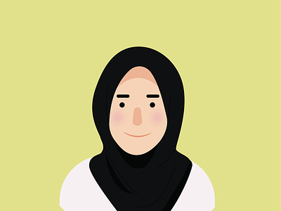 Women hijab illustration