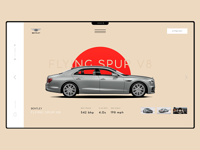 Bentley design concept bentley design graphic design landig page landing minimalism ui