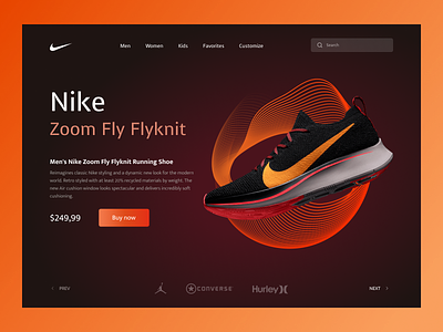 Nike Website Design