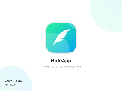 Daily UI challenge #005 — App Icon app dailyui dailyui005 design notes ui