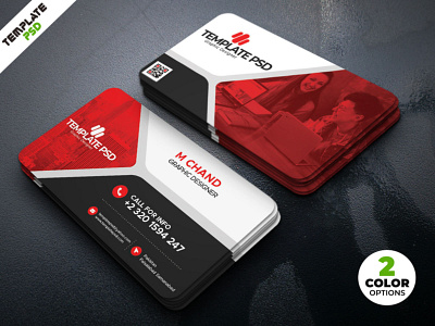 High Quality Designer Business Card Template PSD