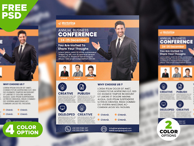 Business Flyer Design Template PSD