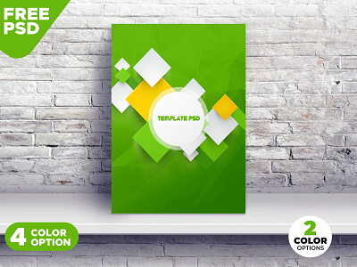 Download A4 Size Flyer Poster Mockup PSD