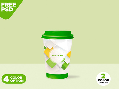 Cup-Mockups Template PSD