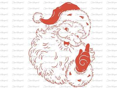 Vintage Santa PNG Sublimation Photoshop PSD Files snowman png