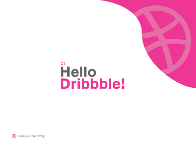 Hello Dribbble! firstshot hello welcome