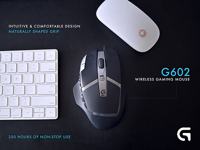 Mouse King addesign click g602 gaming logitech mouse promo