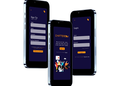Chat App Signin/Login Page