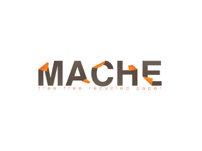 Mache branding illustrator logo mache