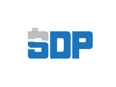 SDP branding logo plumbing sdp tap