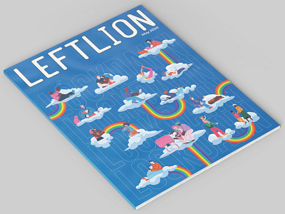 Leftlion Magazine Cover creative design illustration magazine design