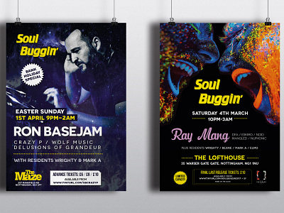 Soul Buggin' branding club night creative design illustration social media typography