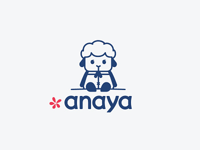 Anaya logo RD 01 copy blue branding cilabstudio design illustration line logo montreal montréal