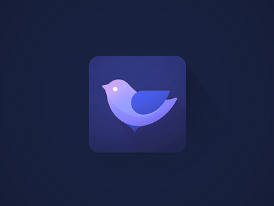 DreamBird bird blue cilabstudio dream icon logo montreal purple