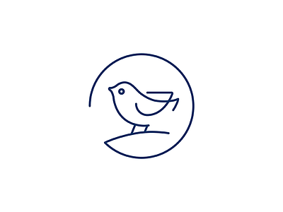 Bird bird blue cilabstudio logo montreal
