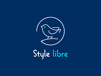 Bluebird bird blue cilabstudio logo montreal