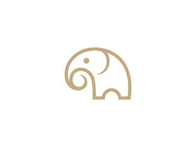 Elephant_Gold cilabstudio elephant gold logo montreal