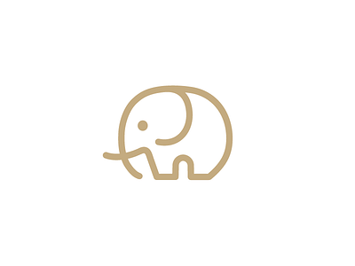 Elephant_Gold_V2 cilabstudio elephant gold logo montreal