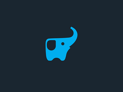 Elephant_6_April_2016 blue cilabstudio elephant line logo montreal