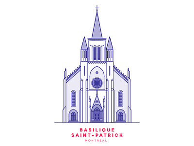 13_april_2016_Cilabstudio basilique cilabstudio city illustration line montreal saint patrick