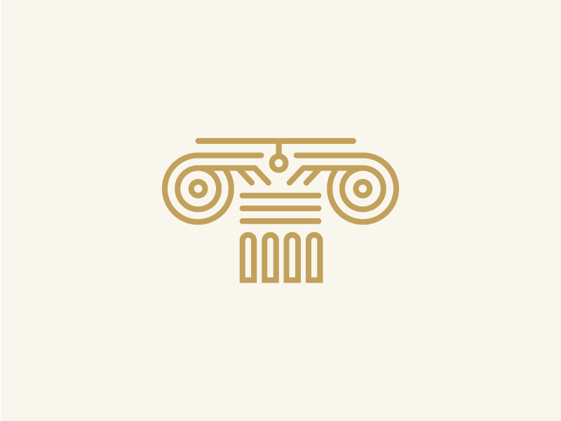Icon_Greek_Column by CilabStudio on Dribbble