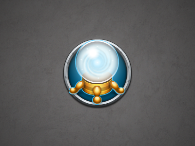Part of the witchcraft icon kit (Mystic ball)