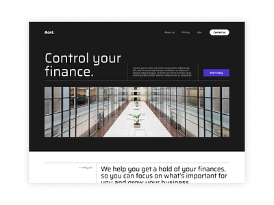 Accounting firm webdesign design figma ui ux web webflow