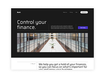 Accounting firm webdesign