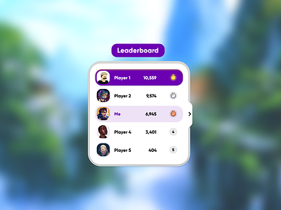 Game UI - Leaderboard