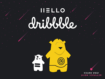 Hello Dribbble! first shot firstshot hello hello dribble invite starwars