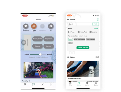 Redesign Project. Before and after app design ios ui ux