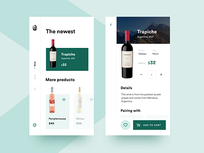 Wine app app app design design app exploration interface interface design minimal ui ui design ux ui ux design wine wine bottle