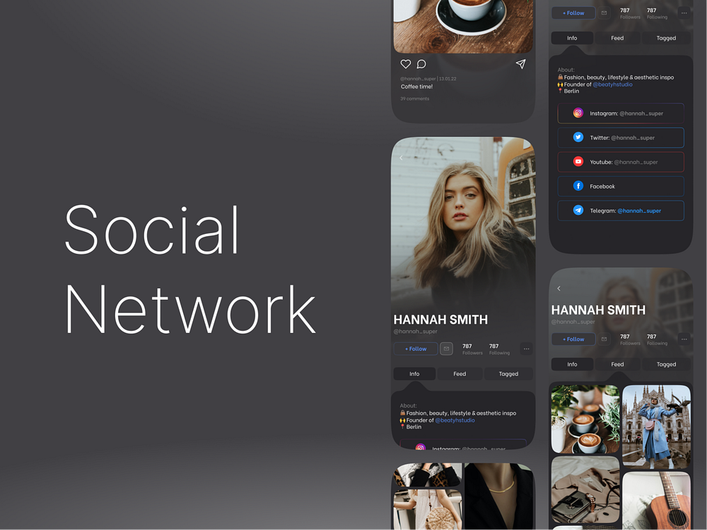 Social Network App freebie by Attract Group on Dribbble
