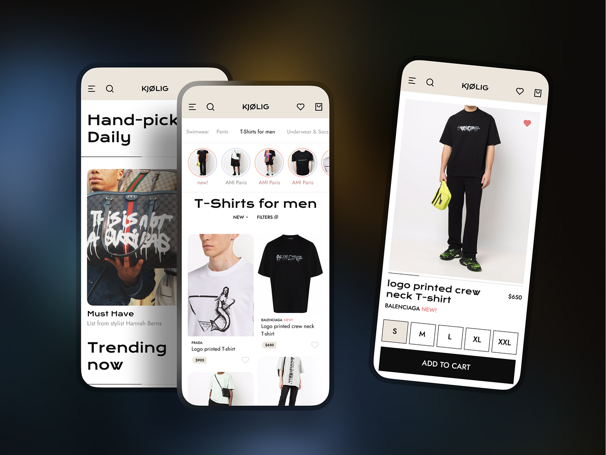 E-Commerce Fashion App & Web freebie by Attract Group on Dribbble
