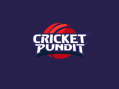 CricketPundit logo design identity logo