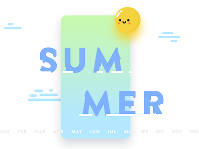 Summer card summer