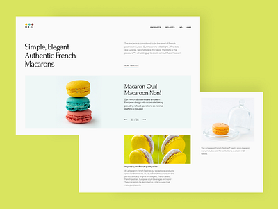 Prototype LP for the bakery branding design graphic design illustration typography ui ux