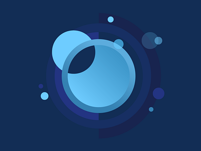 Blue circles blue blue gradient circle design gradient graphic graphic design illustration illustrator pathfinder shapes sphere transparency vector