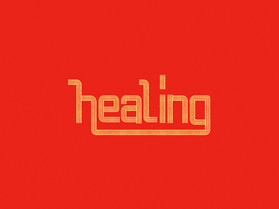 healing affinitydesigner branding customtype design graphicdesign illustration lettering logotype typography