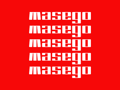 masego Typeface adobe illustrator advertising affinitydesigner branding customtype design dribbble editorial design graphicdesign logotype typedesign typeface typography