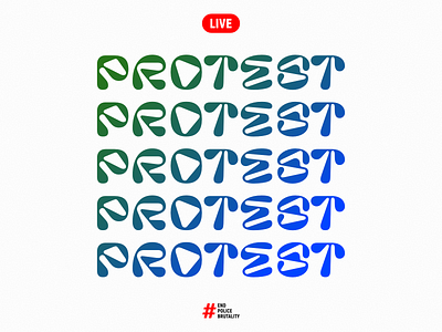 PROTEST 🇳🇬 activism affinitydesigner branding creative design designforgood graphicdesign nigeria typography