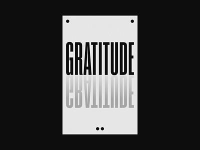 Gratitude