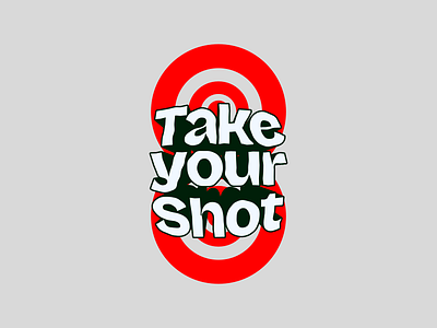 Take your shot adobe illustrator affinitydesigner branding customtype design graphicdesign icon lettering logotype typography