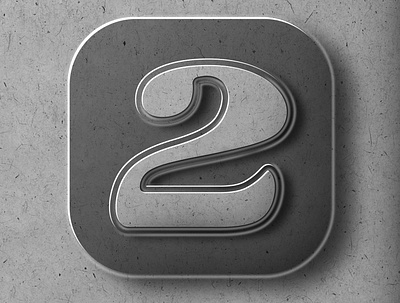 36DAYSOFTYPE "2" 3d art adobe adobe illustrator affinitydesigner branding customtype design graphicdesign icon illustration photoshop typography