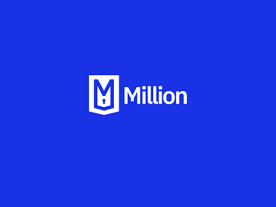 Million branding design icon logo