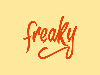 Freaky affinitydesigner customtype design lettering logo logotype typography