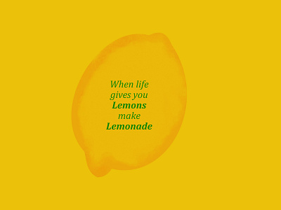 Lemon & Lemonade affinitydesigner design illustration typography